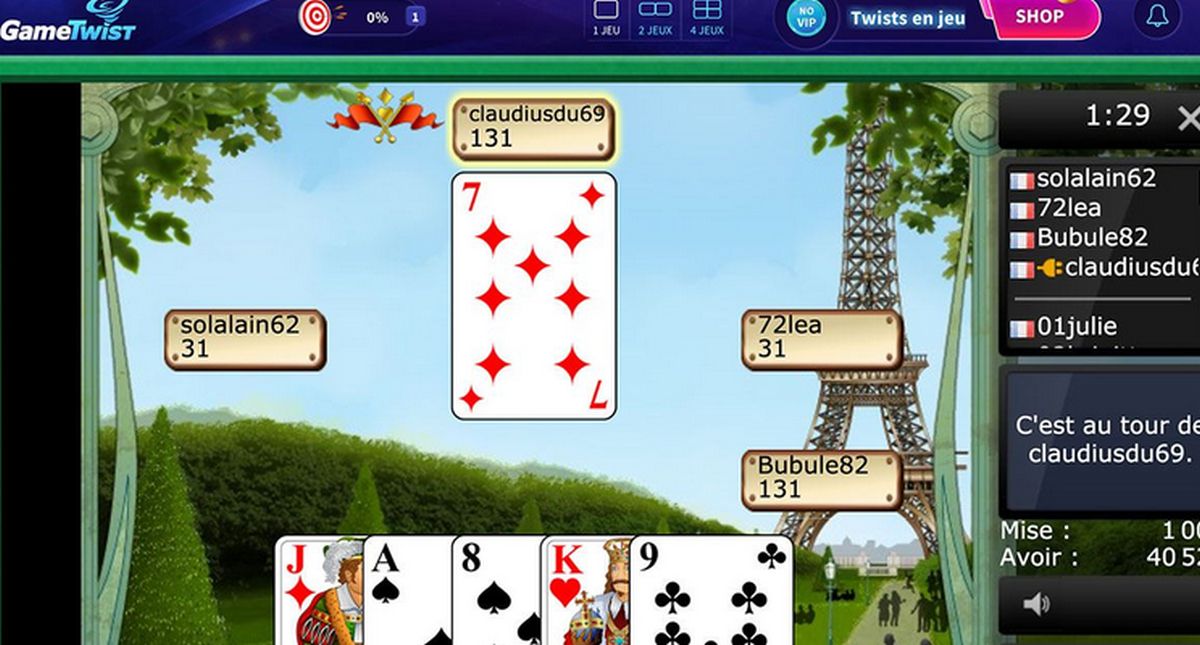 gametwist tarot gratuit
